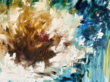 Картина под названием "THE CRADLE OF DREAM…" - Marina Skromova, Подлинное произведение искусства, Масло Установлен на Деревя…