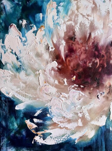 Digital Arts titled "PRINT DISSOLVING IN…" by Marina Skromova, Original Artwork, Oil