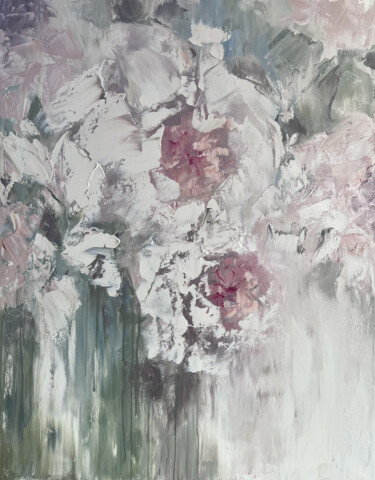 Malerei mit dem Titel "Charm Summer .White…" von Marina Skromova, Original-Kunstwerk, Öl