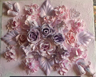 Картина под названием ""Нежность" панно из…" - Марина Веременкова, Подлинное произведение искусства, Гипс