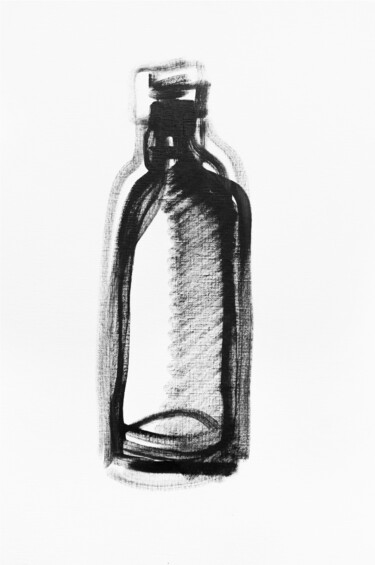 Peinture intitulée "Una botella" par Marina Vidal, Œuvre d'art originale, Huile
