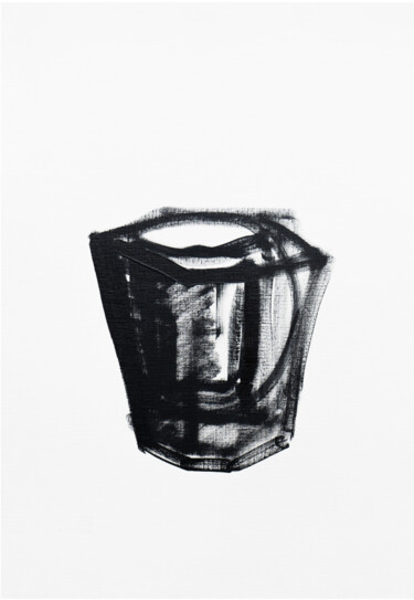 Pintura intitulada "Un vaso" por Marina Vidal, Obras de arte originais, Óleo