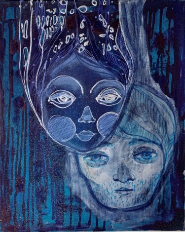 Картина под названием "Duality" - Marina Yagoda, Подлинное произведение искусства, Акрил