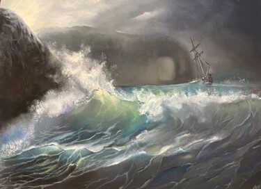 Pintura titulada "Storm" por Marina Zykova, Obra de arte original, Oleo