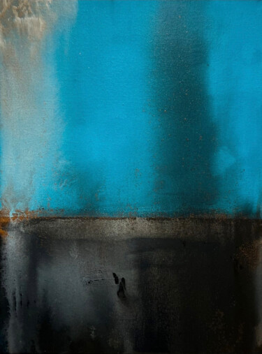 Картина под названием "Déconstruire" - Marina Beverelli, Подлинное произведение искусства, Акрил Установлен на Деревянная ра…