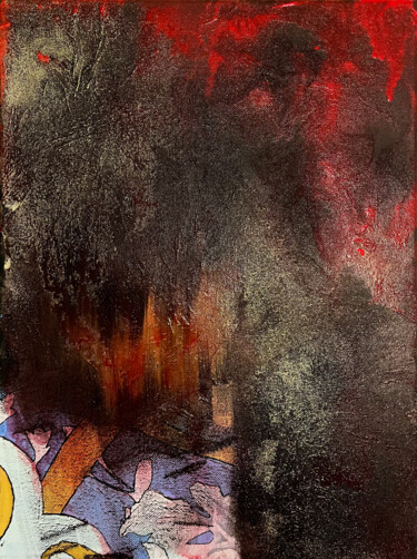 Картина под названием "L'avortement de Wil…" - Marina Beverelli, Подлинное произведение искусства, Акрил Установлен на Дерев…
