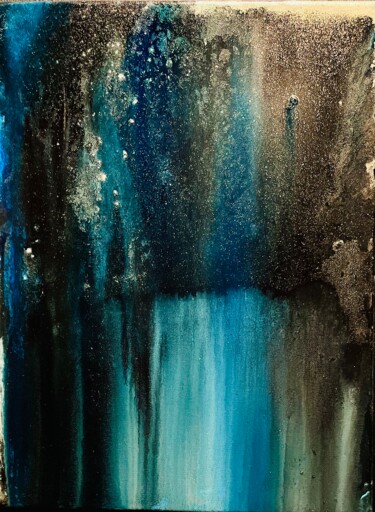 Картина под названием "Espaces" - Marina Beverelli, Подлинное произведение искусства, Акрил Установлен на Деревянная рама дл…