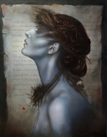 Pittura intitolato "Il Sentimento" da Marina Mian, Opera d'arte originale