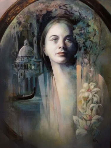 Pittura intitolato "Magico Incanto" da Marina Mian, Opera d'arte originale