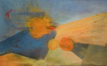 Painting titled "cosmos" by Marine Brivet, Original Artwork