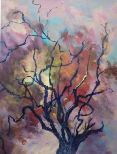 Pittura intitolato "arbre" da Marine Brivet, Opera d'arte originale
