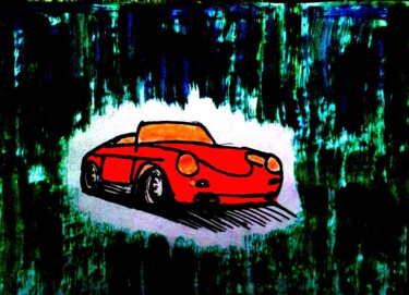 Porsche n. 1/10 Digital Arts titled "Porsche n. 1/10" by Marino De Laura, Original Art, Digital Painting