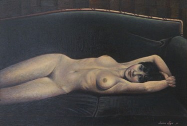 Pittura intitolato "Nudo 1" da Marino Nagro, Opera d'arte originale