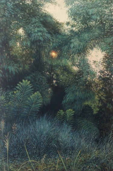 Pittura intitolato "Lungo il Brenta 3" da Marino Nagro, Opera d'arte originale