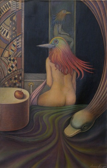 Pittura intitolato "Metamorfosi" da Marino Nagro, Opera d'arte originale