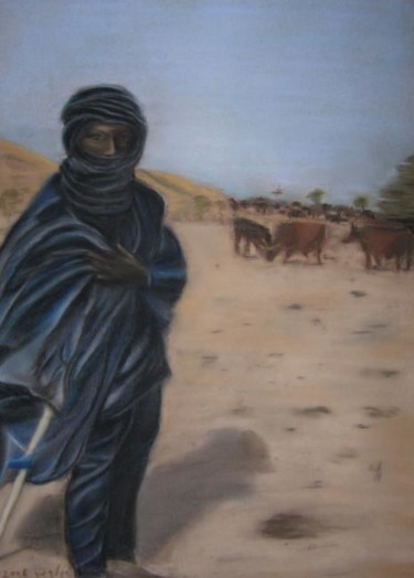 Peinture intitulée "Pastorale" par Marinou, Œuvre d'art originale