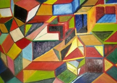 Painting titled "Pintura a óleo sobr…" by Mário Capinha, Original Artwork, Oil