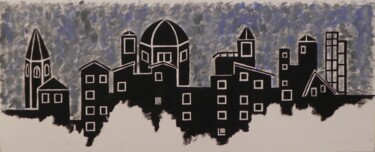 제목이 "Skyline"인 미술작품 Mario Cipolla로, 원작, 기름