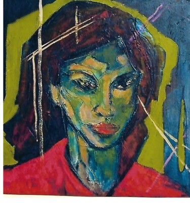 Peinture intitulée "sofia" par Mario Fanconi, Œuvre d'art originale, Huile