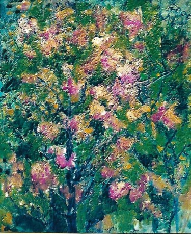 Pintura titulada "i fiori dell'anima" por Mario Fanconi, Obra de arte original, Oleo