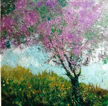 Painting titled "3-primavera-" by Mario Fanconi, Original Artwork, Oil