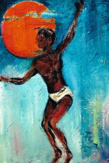 Painting titled "7-ritmo-" by Mario Fanconi, Original Artwork, Oil