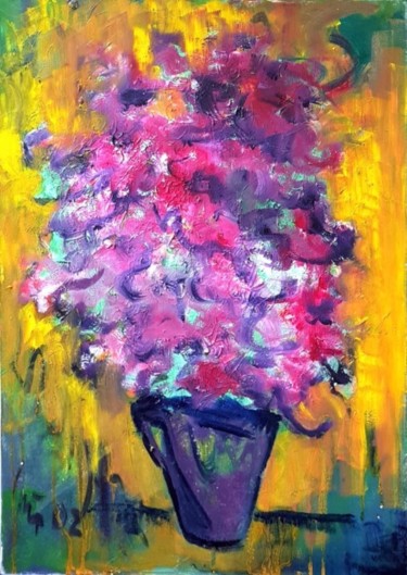 Pittura intitolato "sublimi colori" da Mario Fanconi, Opera d'arte originale, Olio