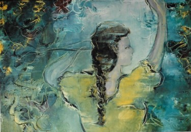 Pittura intitolato "Dolcezza" da Mario Fanconi, Opera d'arte originale, Olio