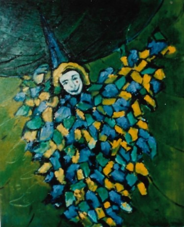 Schilderij getiteld "Carnevale" door Mario Fanconi, Origineel Kunstwerk, Olie