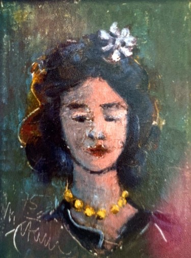 Painting titled "Giuseppina" by Mario Fanconi, Original Artwork, Oil