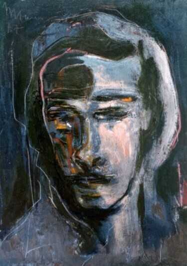 Peinture intitulée "Angelo" par Mario Fanconi, Œuvre d'art originale, Huile