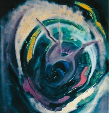 Malerei mit dem Titel "Miracolo della vita" von Mario Fanconi, Original-Kunstwerk, Öl