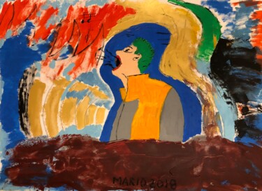 Painting titled "Farinelli 2018" by Mario Pratesi, Original Artwork, Oil