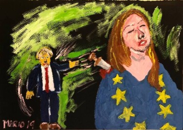 Pintura titulada "Brexit" por Mario Pratesi, Obra de arte original, Oleo
