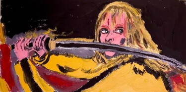 Painting titled "Kill Bill" by Mario Pratesi, Original Artwork, Oil