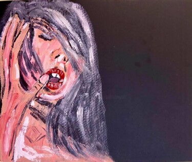 Malarstwo zatytułowany „Orgasmo 1” autorstwa Mario Pratesi, Oryginalna praca, Olej