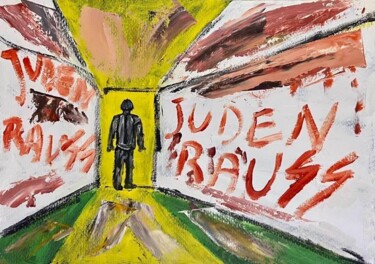 Peinture intitulée "Juden Rauss" par Mario Pratesi, Œuvre d'art originale, Huile