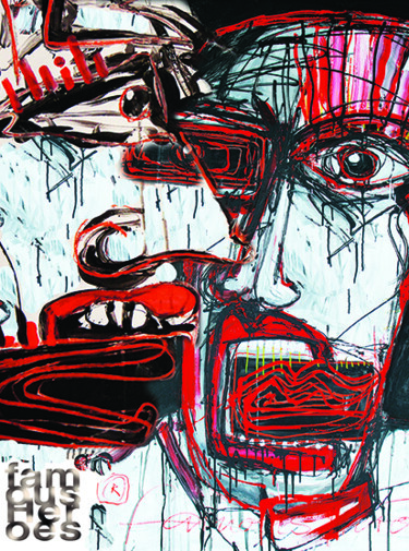 Цифровое искусство под названием "Dialog_4/21" - Mario Sprinz, Подлинное произведение искусства, Цифровая живопись
