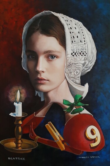 Peinture intitulée "Beatrice" par Mario Venza, Œuvre d'art originale, Acrylique