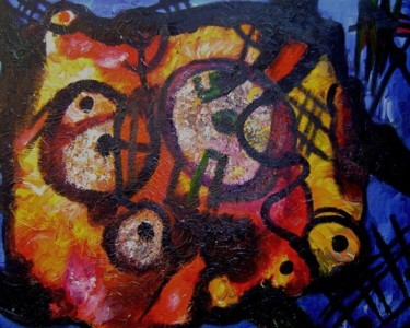 Pintura intitulada "METAMORFOSE" por Mário Brazil, Obras de arte originais, Óleo