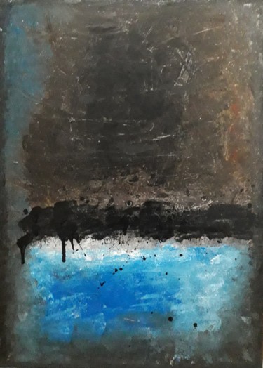Painting titled "Mare nostrum" by Mario Frattura, Original Artwork, Acrylic