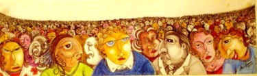 Pintura intitulada "domingo" por Mário Fresco, Obras de arte originais, Óleo