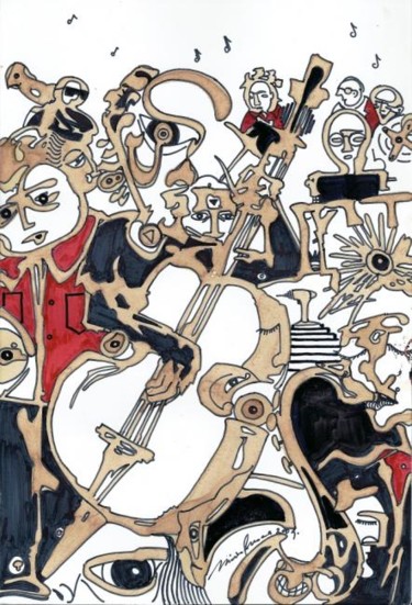 contra baixo Painting titled "contra baixo" by Mário Fresco, Original Art, Architecture