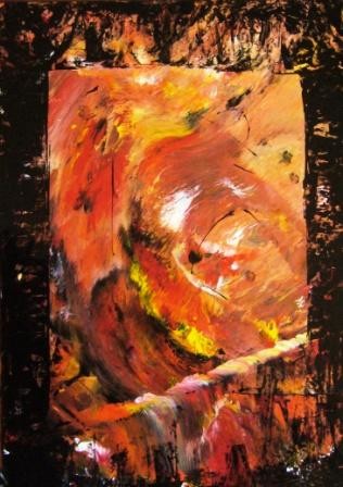 Pintura intitulada "BOMBEIRO" por Mário Fresco, Obras de arte originais, Óleo