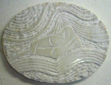 Escultura intitulada "SESTA" por Mário Fresco, Obras de arte originais, Pedra