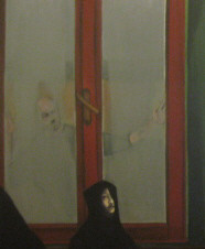 Pittura intitolato "I FOLLI particolare" da Mario Jerone, Opera d'arte originale