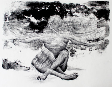 Nirvana Printmaking titled "Nirvana" by Mario Bazel, Original Art, Lithography