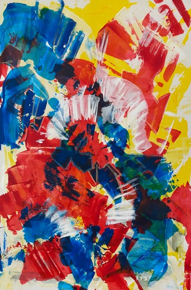 Malerei mit dem Titel "Colour for life 1 (…" von Marion Witschel, Original-Kunstwerk, Acryl