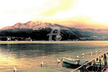 Fotografía titulada "Entre lac et montag…" por Marion Kormann, Obra de arte original