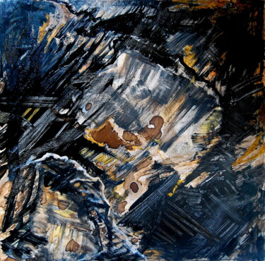 Peinture intitulée "Magma" par Marion Moulin, Œuvre d'art originale, Acrylique